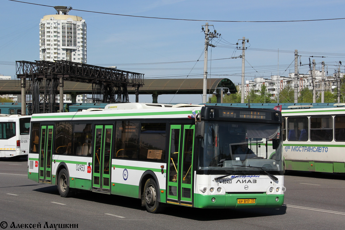 Москва, ЛиАЗ-5292.22 (2-2-2) № 02453