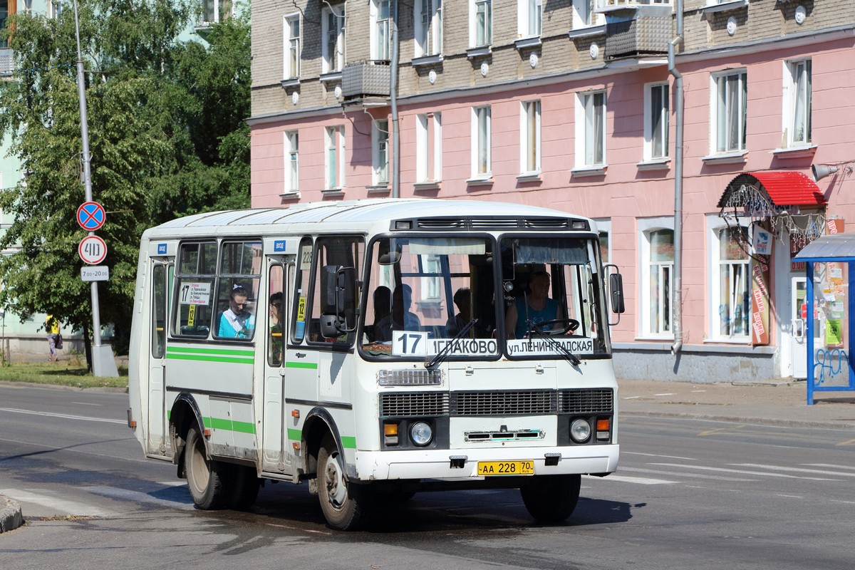 Томская область, ПАЗ-32054 № АА 228 70