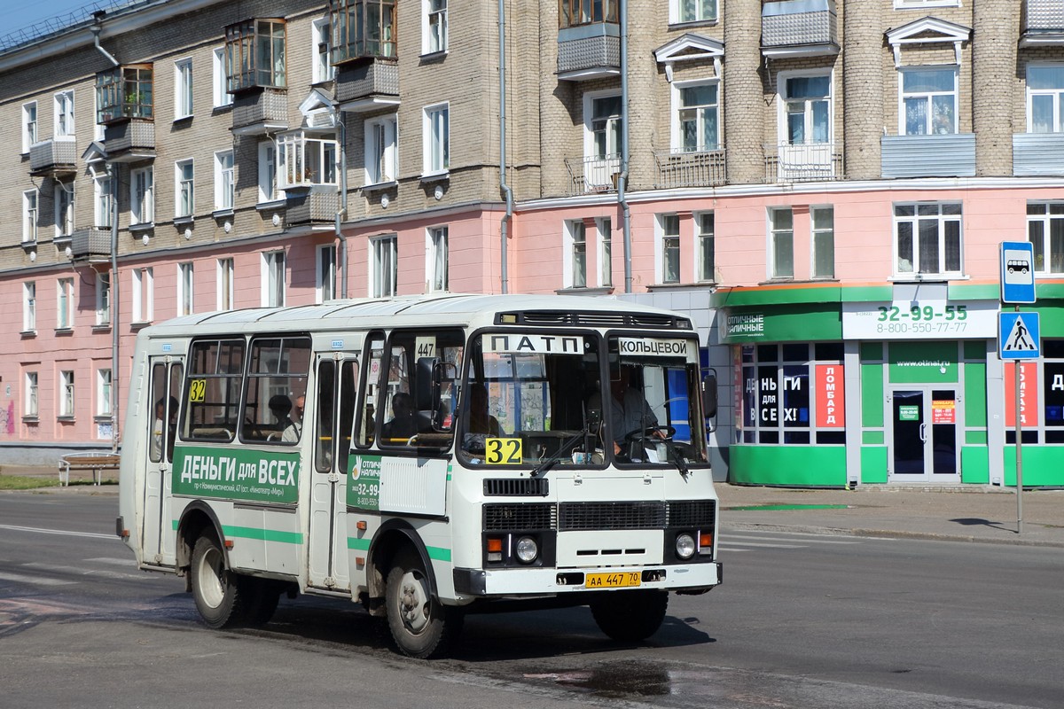 Томская область, ПАЗ-32054 № АА 447 70