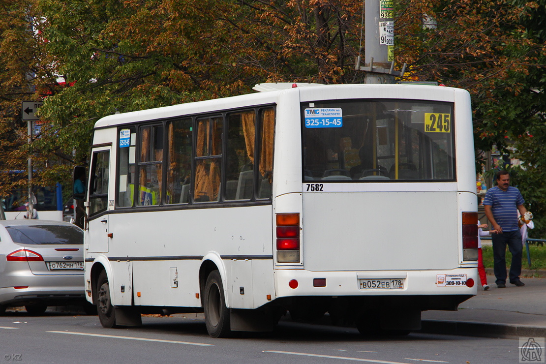 Санкт-Петербург, ПАЗ-320412-05 № 7582