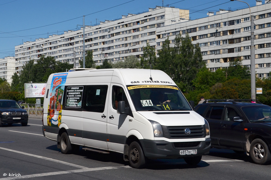 Санкт-Петербург, БТД-2219 (Volkswagen Crafter) № В 857 ВС 178