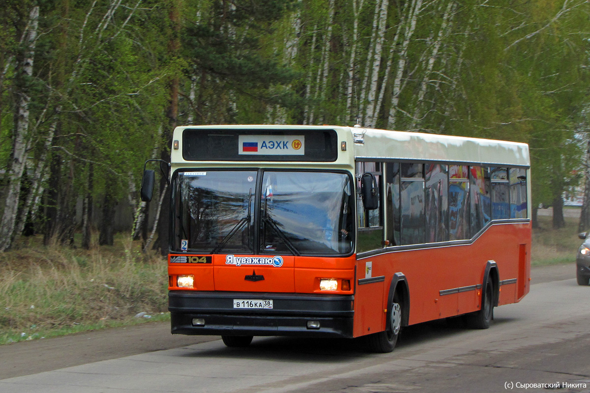 Иркутская область, МАЗ-104.С21 № В 116 КА 38