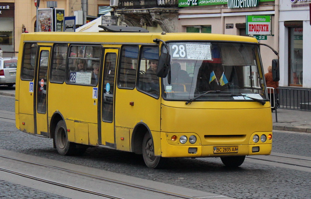 Lvov region, Bogdan A09202 (LuAZ) № BC 2835 AA