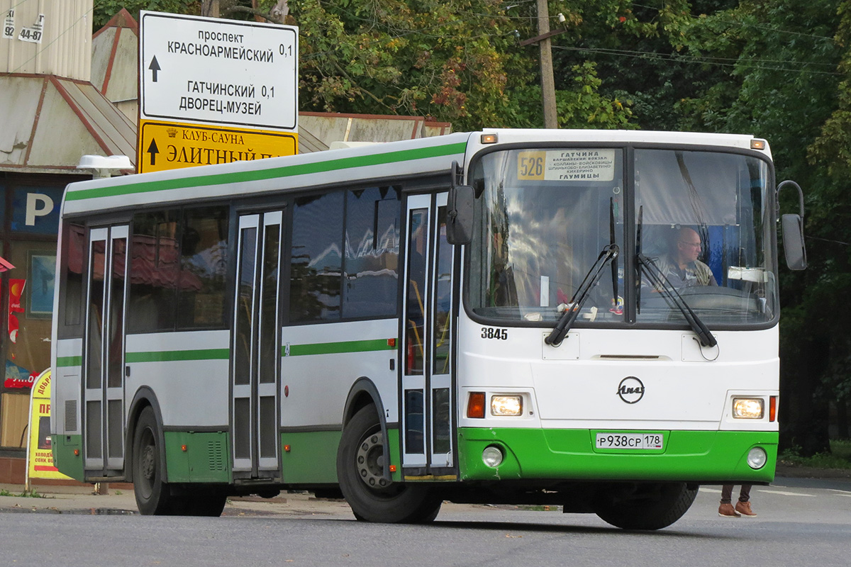 Ленинградская область, ЛиАЗ-5293.60 № 3845