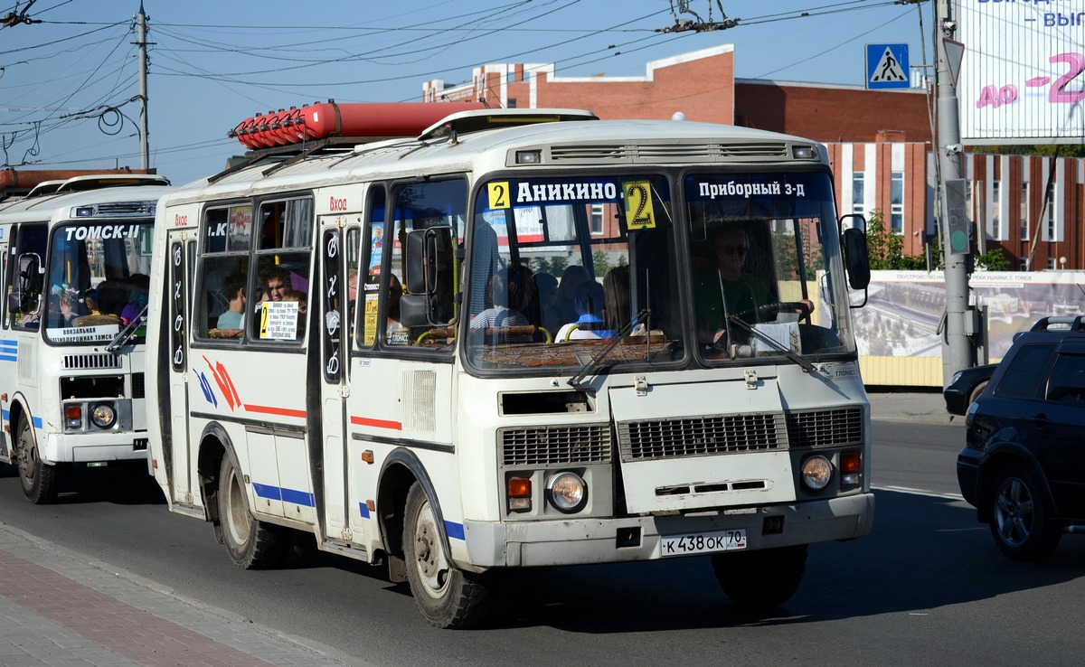 Томская область, ПАЗ-32054 № К 438 ОК 70