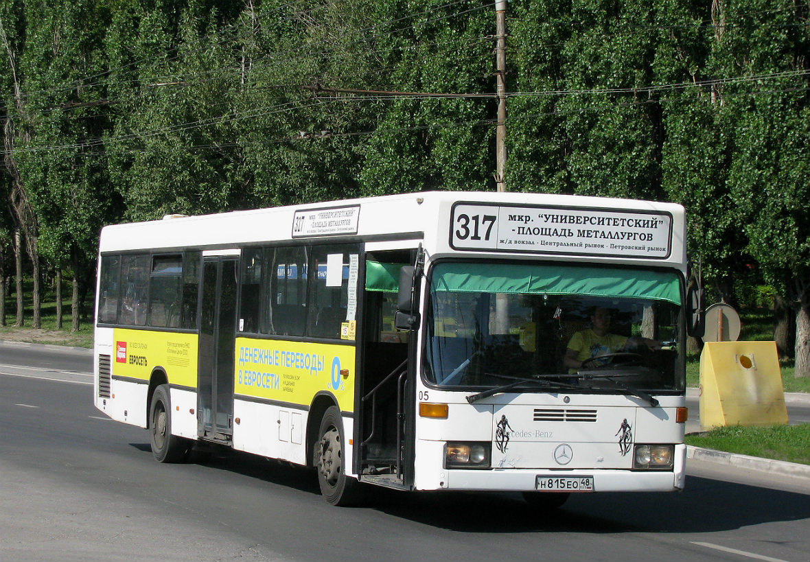 Lipetsk region, Mercedes-Benz O405N Nr. Н 815 ЕО 48