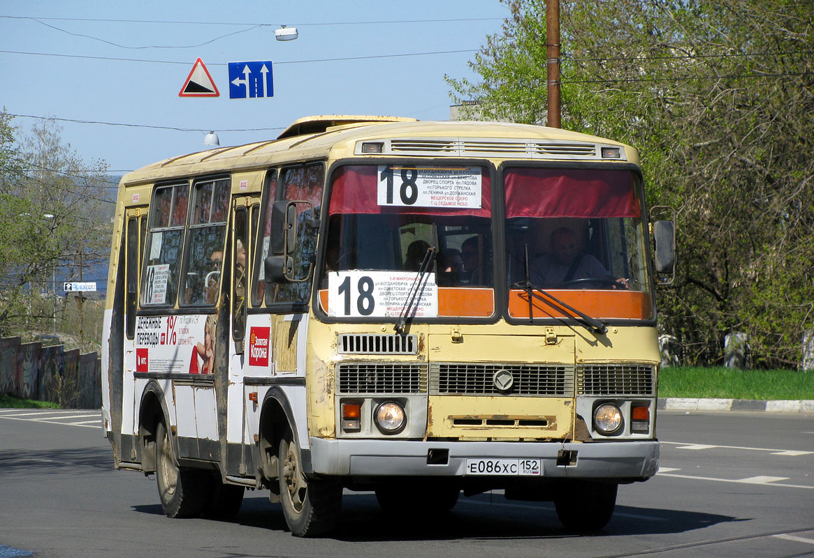 Нижегородская область, ПАЗ-32054 № Е 086 ХС 152