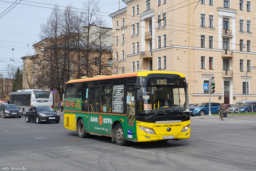 Санкт-Петербург, Yutong ZK6852HG № В 222 АР 178