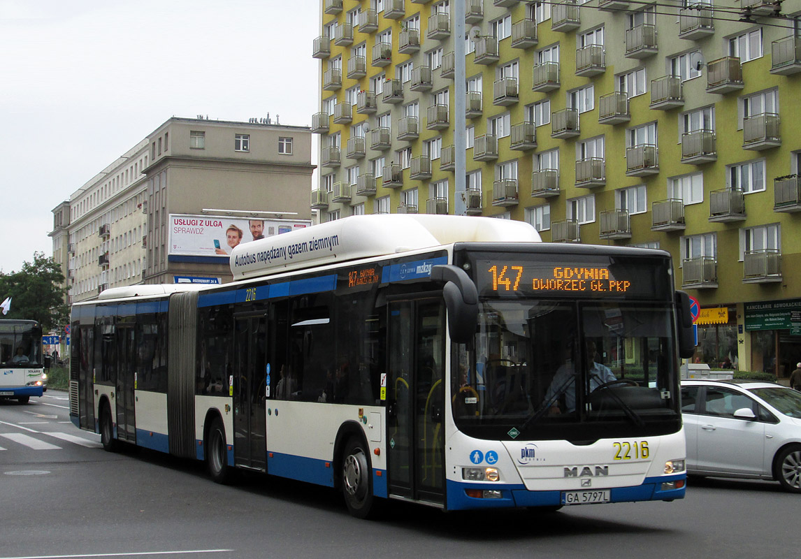 Польша, MAN A23 Lion's City G NG313 CNG № 2216