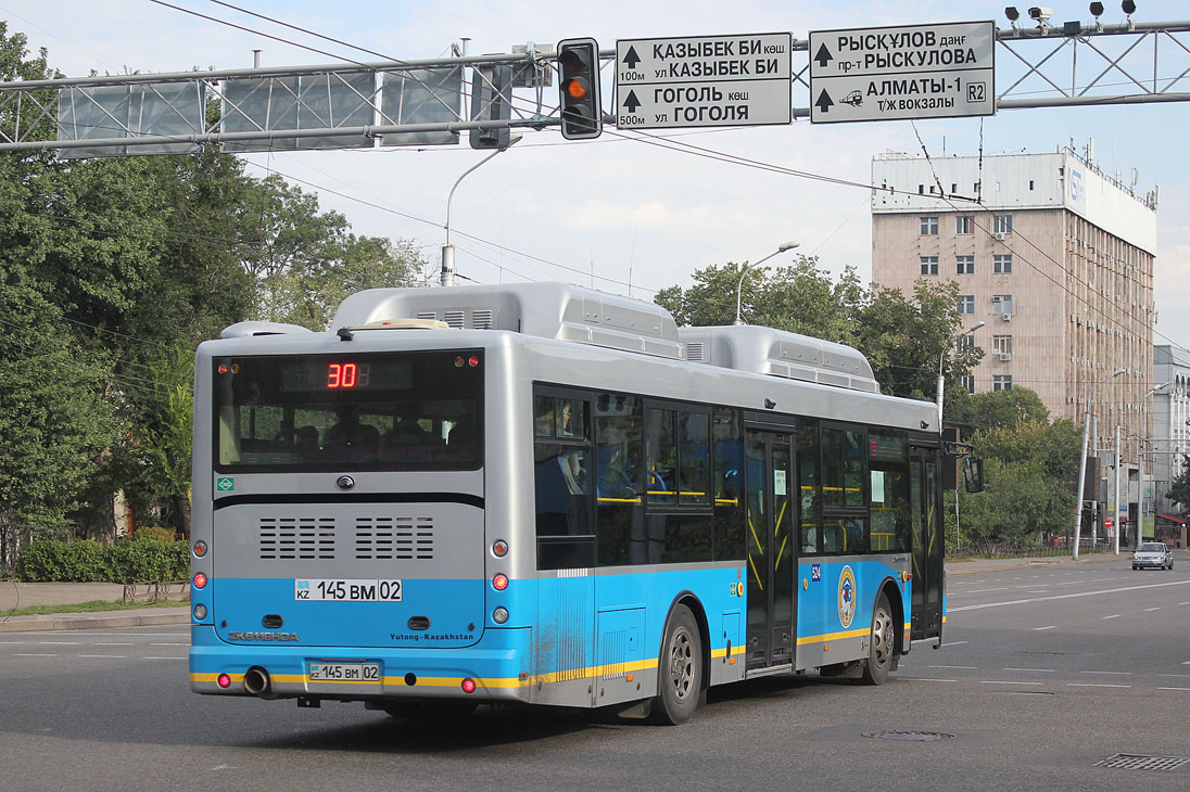 Алматы, Yutong ZK6118HGA № 524