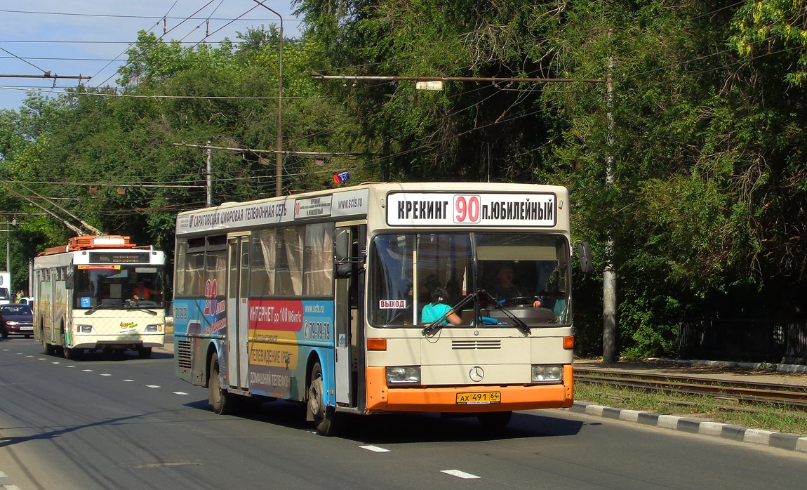 Саратовская область, Mercedes-Benz O405 № АХ 491 64