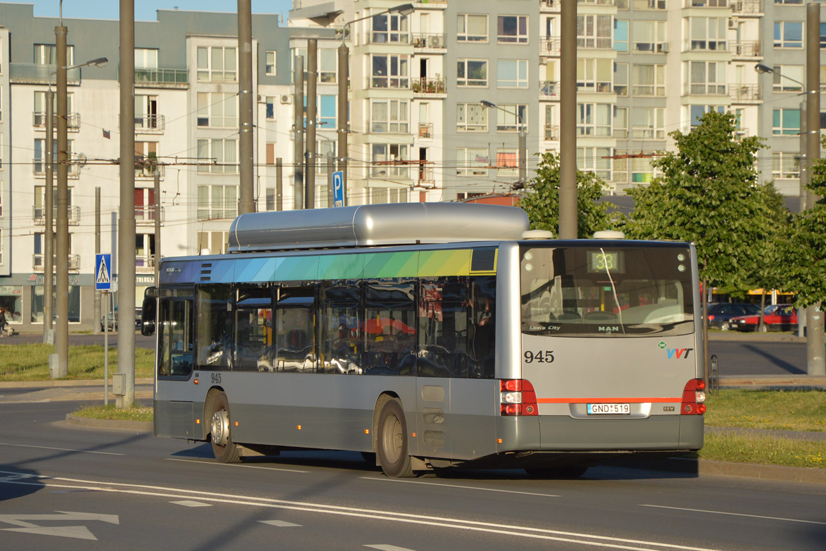 Литва, MAN A21 Lion's City NL273 CNG № 945