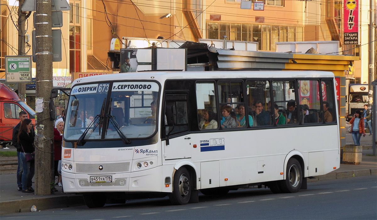 Ленинградская область, ПАЗ-320412-05 "Вектор" № 43