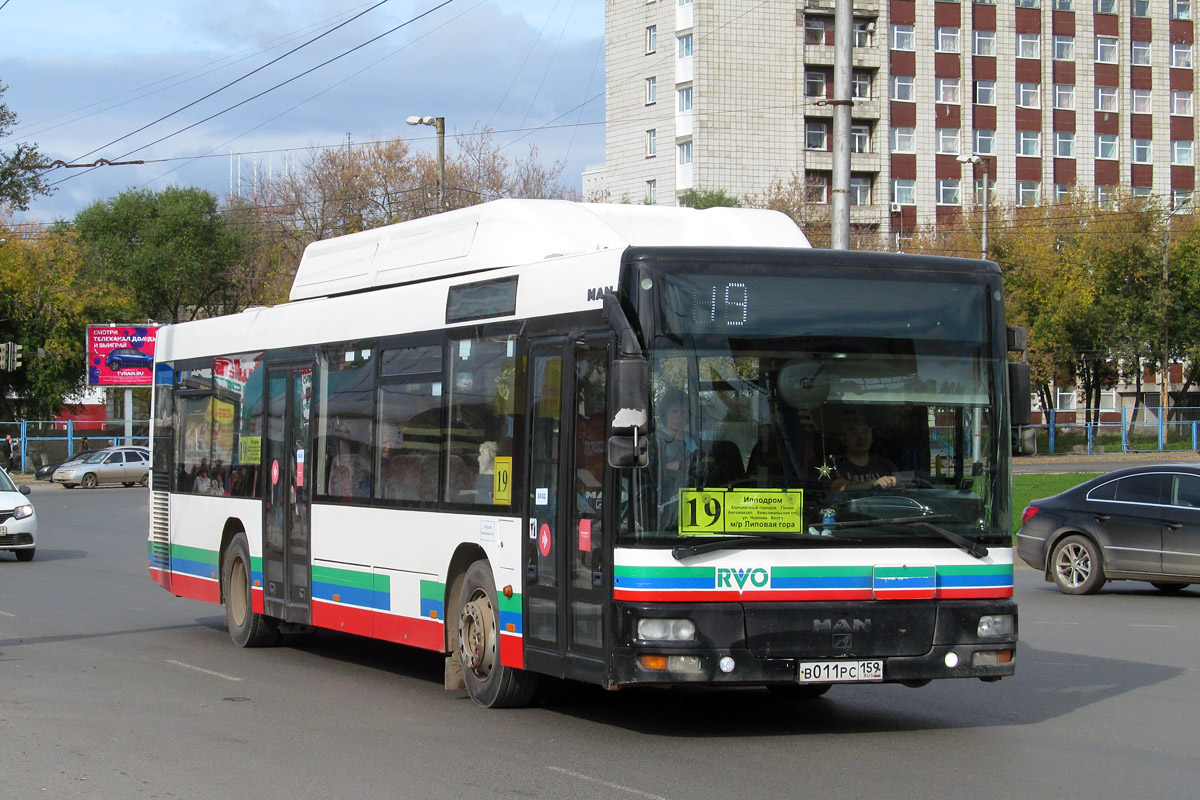 Пермский край, MAN A20 NÜ313 CNG № В 011 РС 159