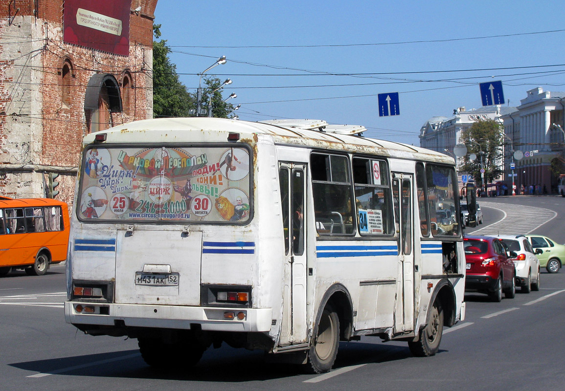 Нижегородская область, ПАЗ-32054 № М 431 АК 152