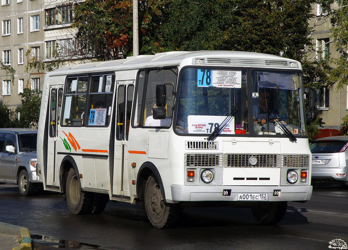 Нижегородская область, ПАЗ-32054 № А 001 ЕС 152