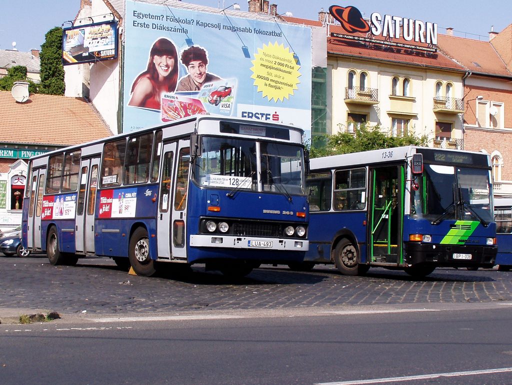 Венгрия, Ikarus 263.10 № LUA-493; Венгрия, Ikarus 415.14 № 13-36