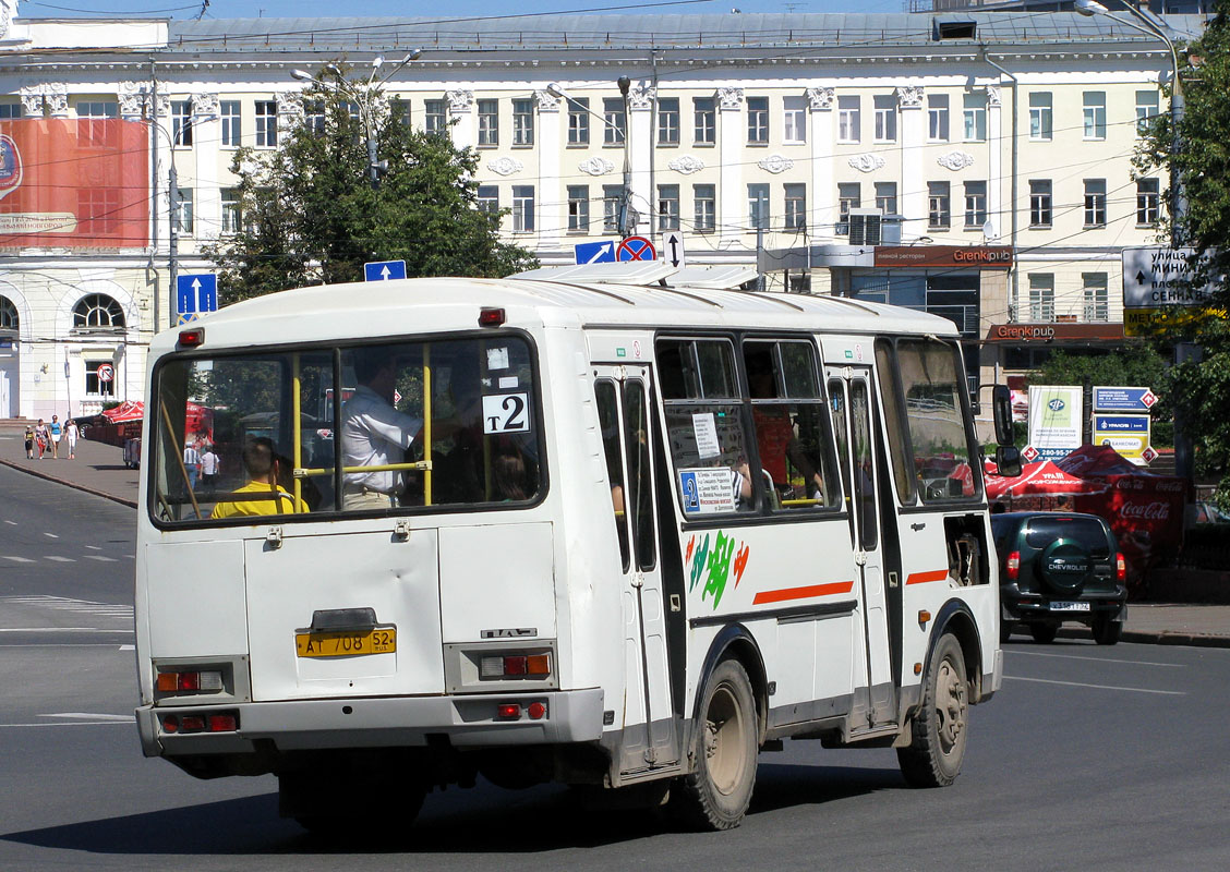 Нижегородская область, ПАЗ-32054 № АТ 708 52