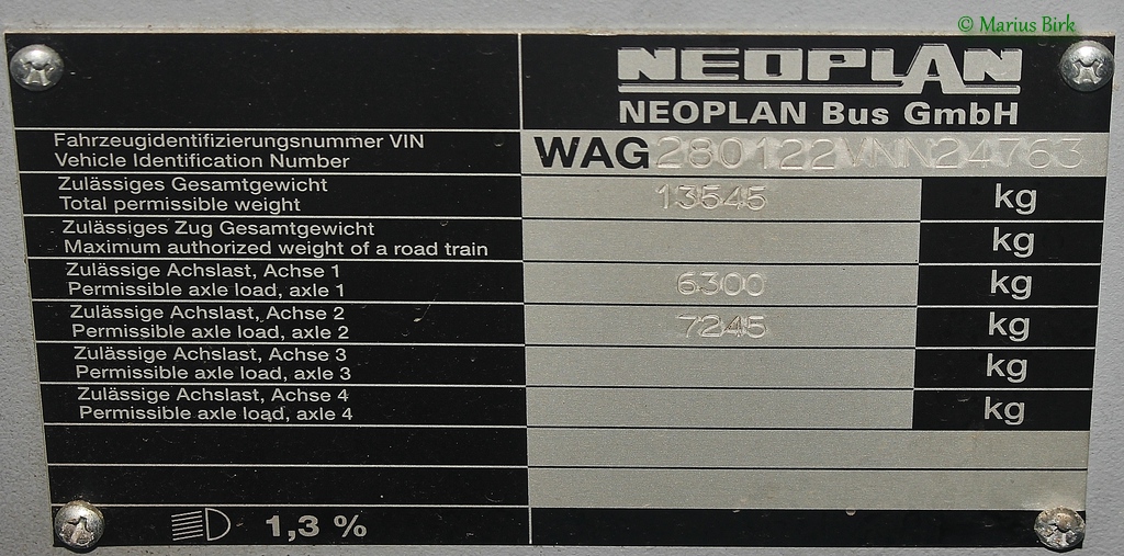Гессен, Neoplan N8012 № OF-RR 874