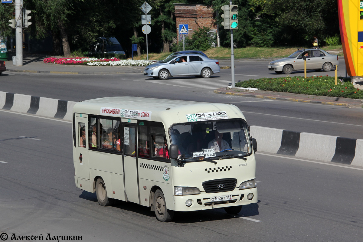 Ростовская область, Hyundai County SWB C08 (РЗГА) № О 102 НТ 161