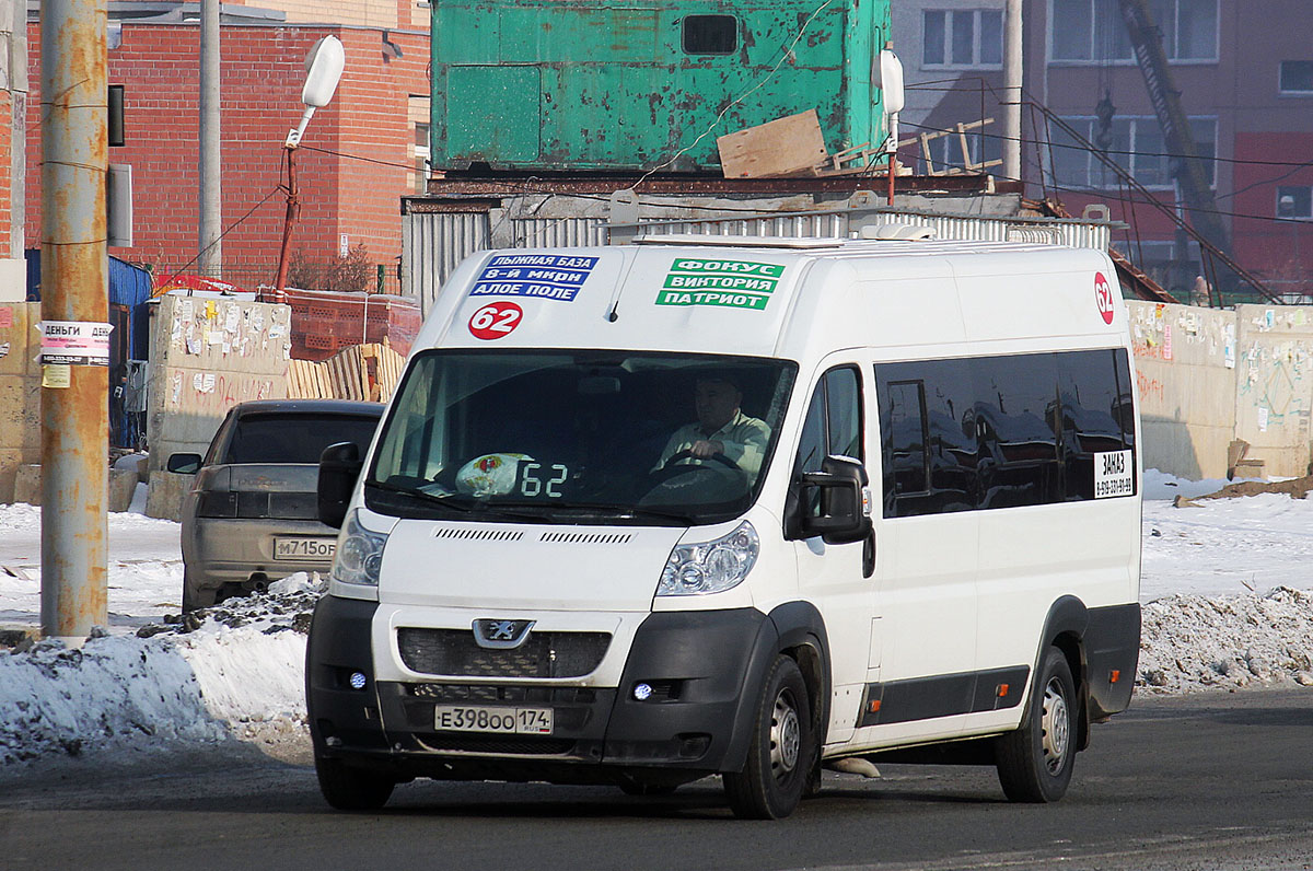 Челябинская область, Нижегородец-2227SK (Peugeot Boxer) № Е 398 ОО 174