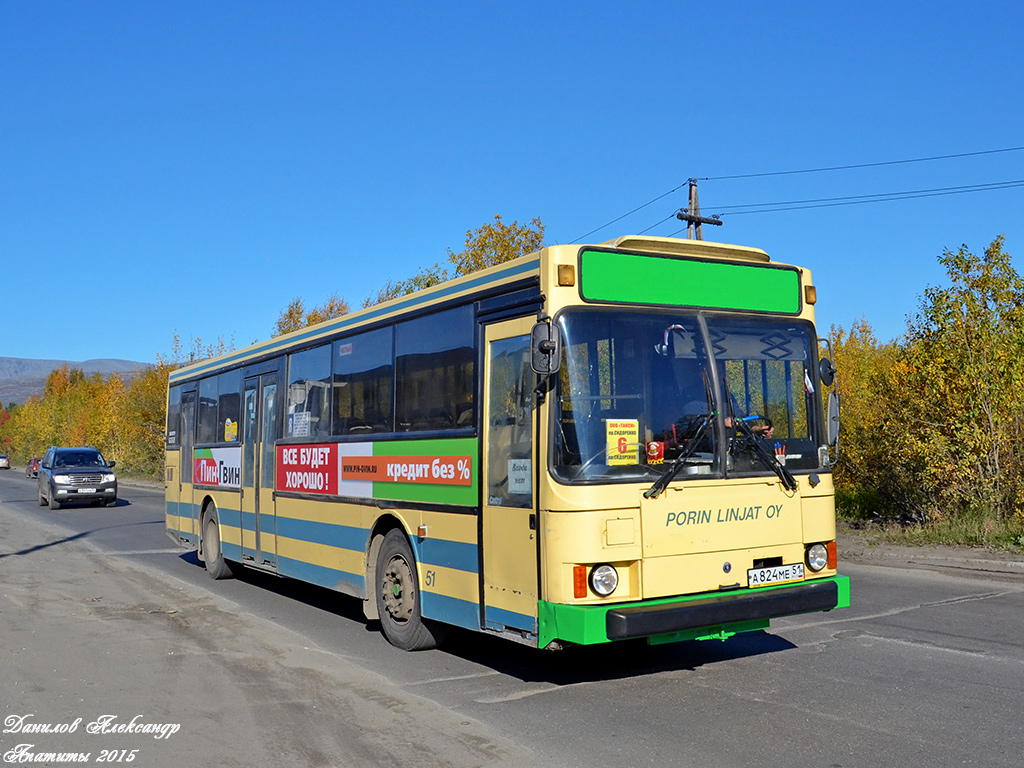 Мурманская область, Ajokki City № А 824 МЕ 51