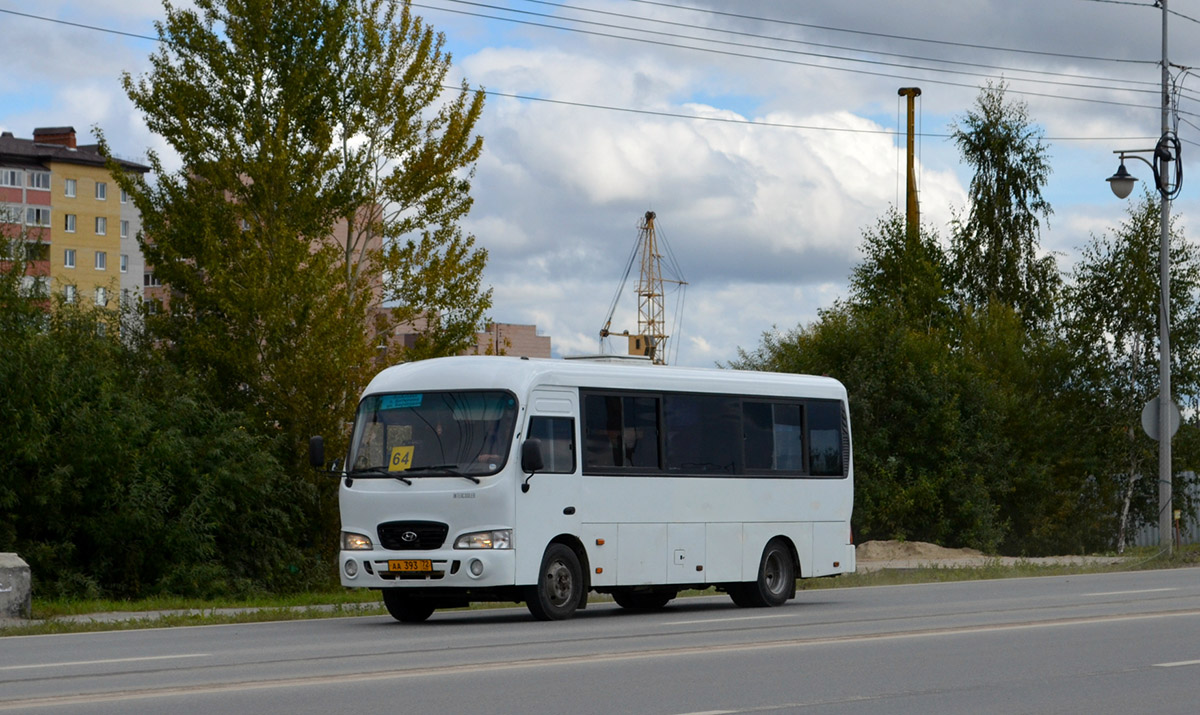 Тюменская область, Hyundai County LWB (ТагАЗ) № АА 393 72