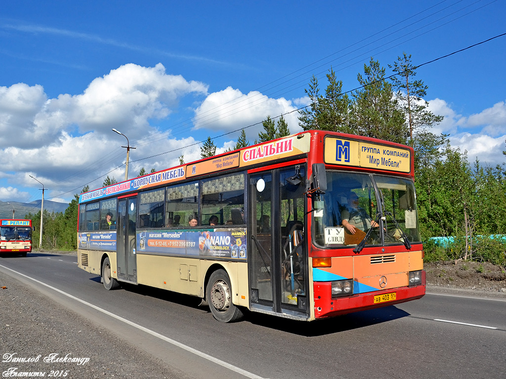 Мурманская область, Mercedes-Benz O405 № АВ 403 51