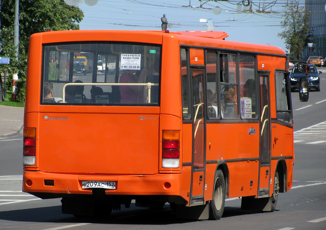 Нижегородская область, ПАЗ-320402-05 № Н 209 АС 152
