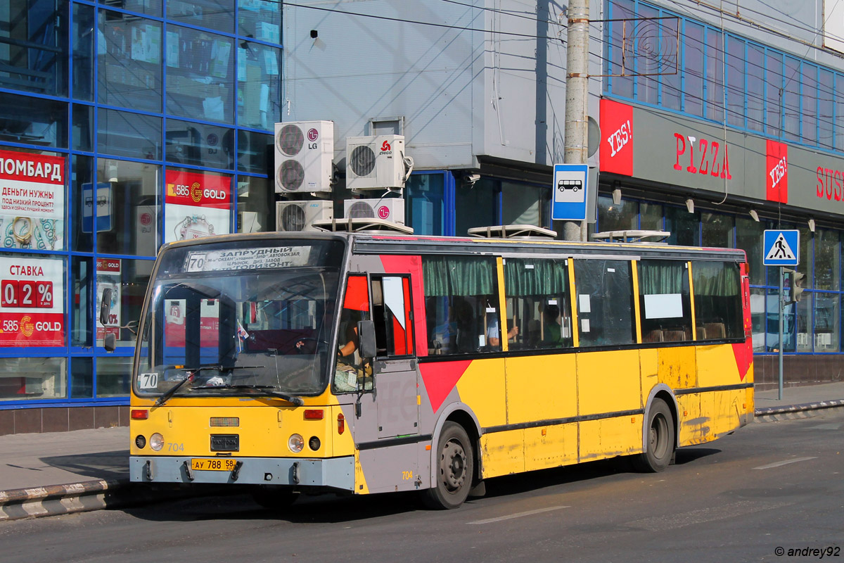 Penzai terület, Van Hool A600 sz.: АУ 788 58