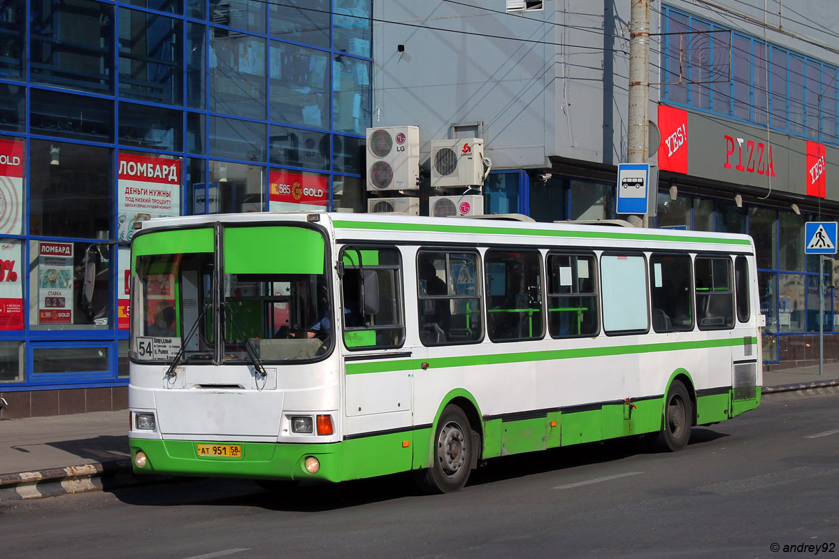 Penza region, LiAZ-5256.45 № АТ 951 58