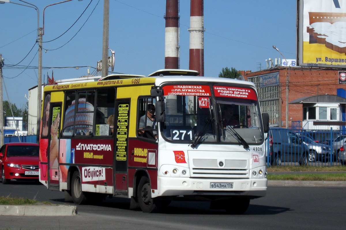 Szentpétervár, PAZ-320402-05 sz.: n920