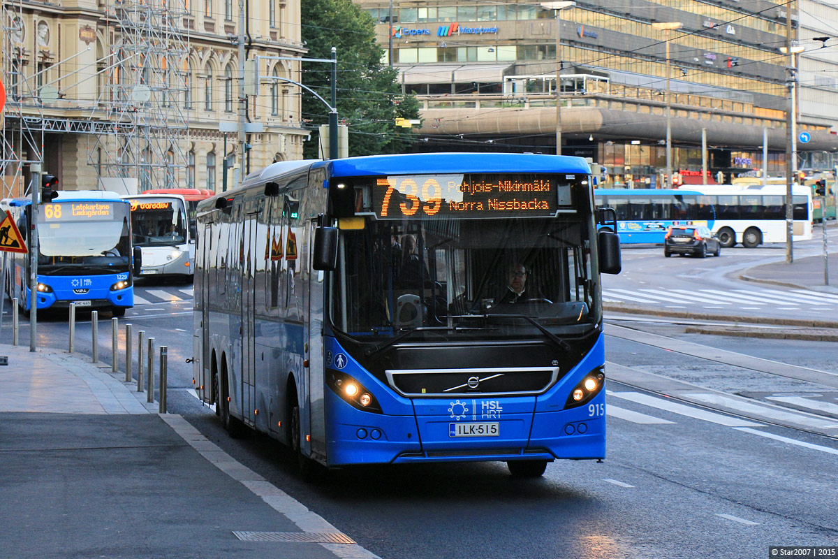 Финляндия, Volvo 8900BLE № 915