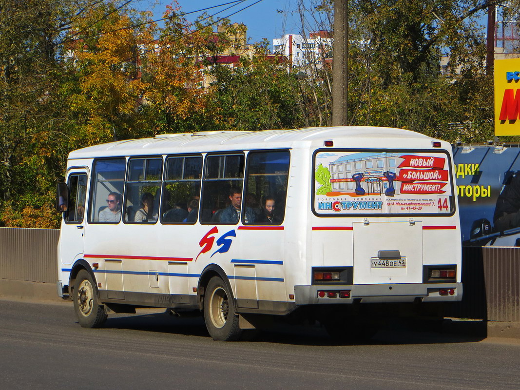 Кировская область, ПАЗ-4234 № У 448 ОЕ 43