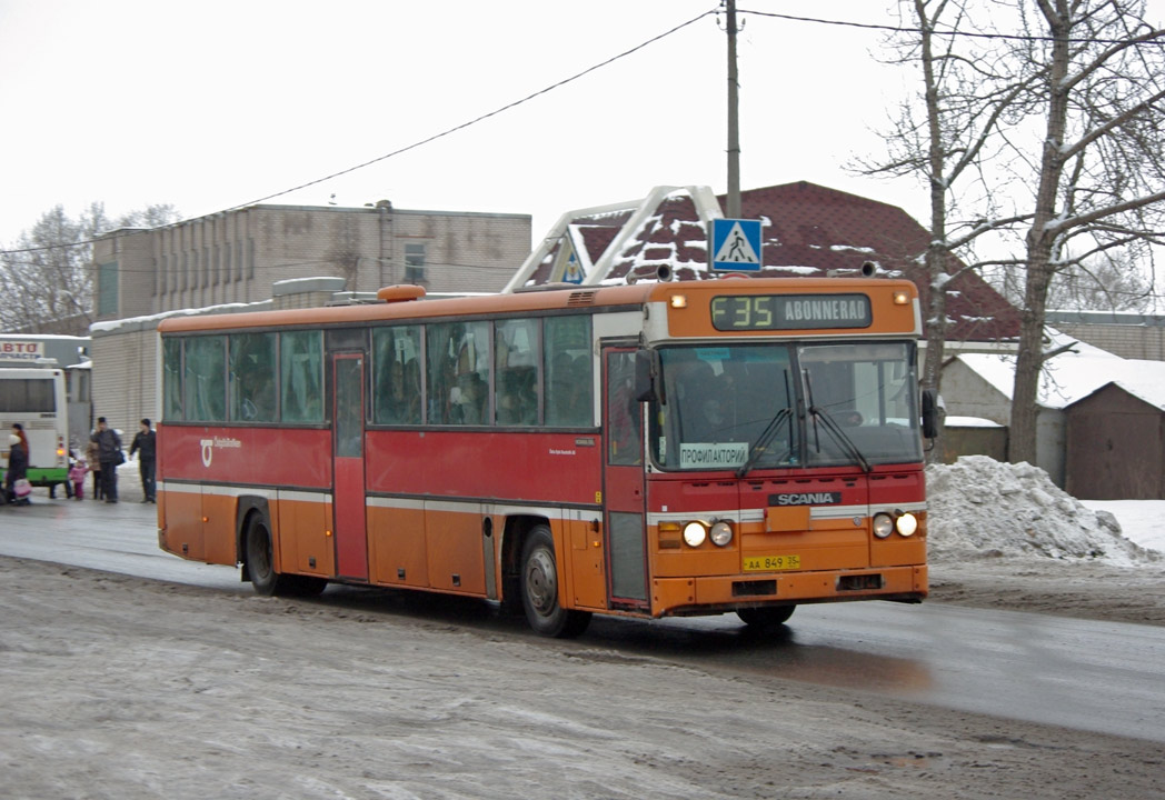 Вологодская область, Scania CK112CL № АА 849 35