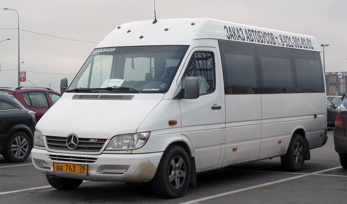 Санкт-Петербург, Mercedes-Benz Sprinter W903 313CDI № ВВ 763 78