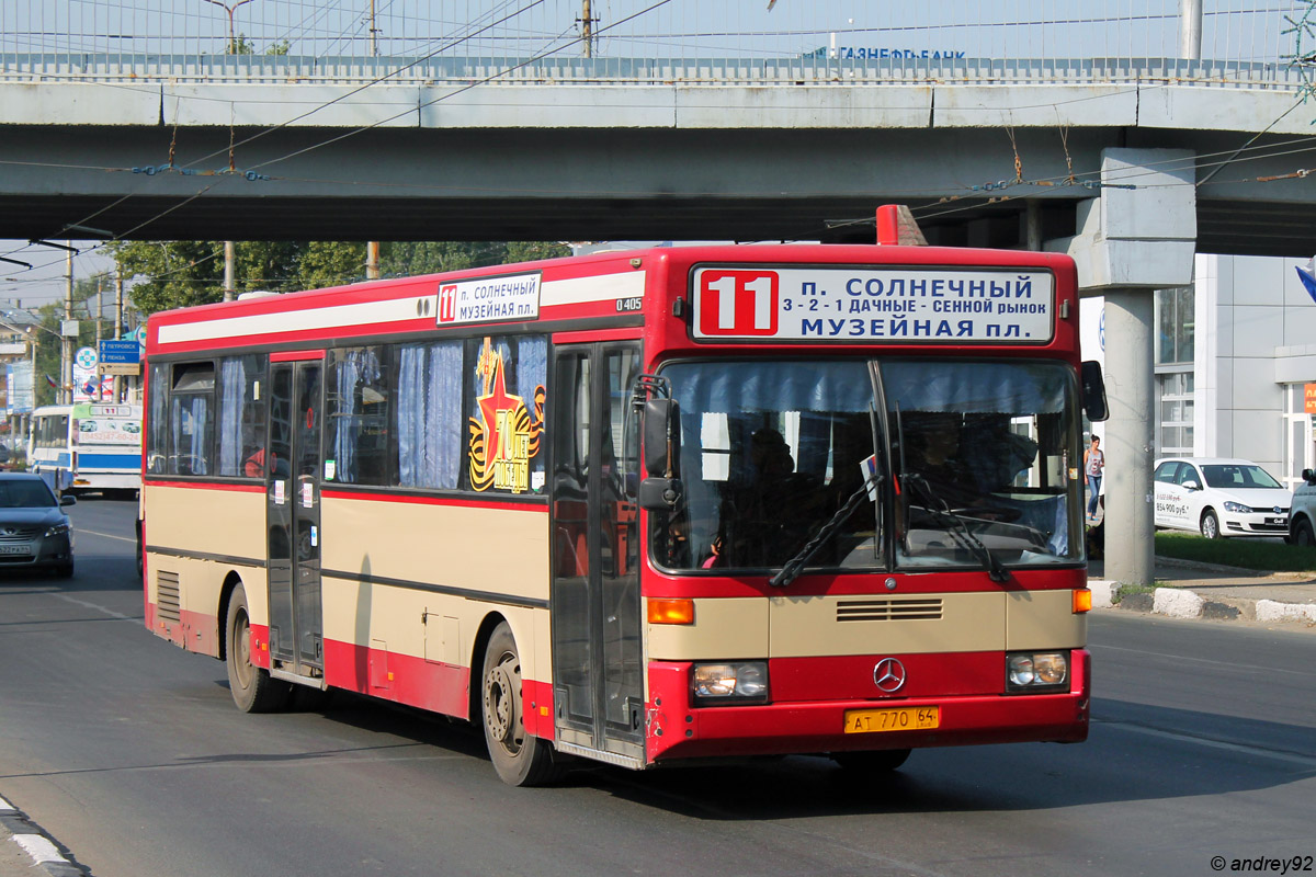 Саратовская область, Mercedes-Benz O405 № АТ 770 64