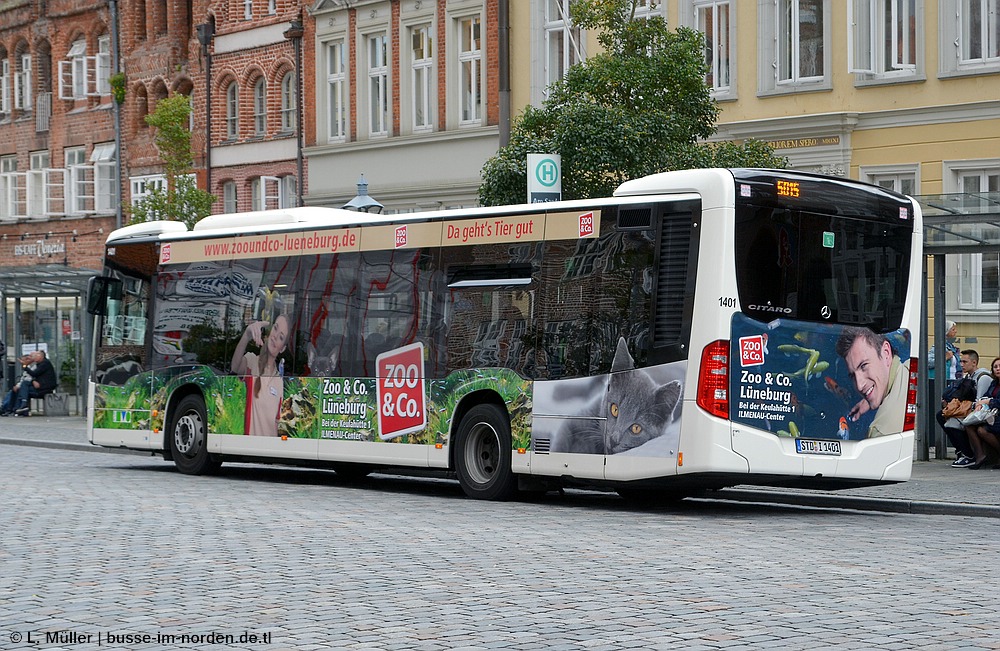 Нижняя Саксония, Mercedes-Benz O530Ü Citaro facelift Ü № 1401
