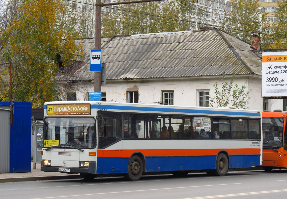 Пермский край, Mercedes-Benz O405N № В 024 ВХ 159