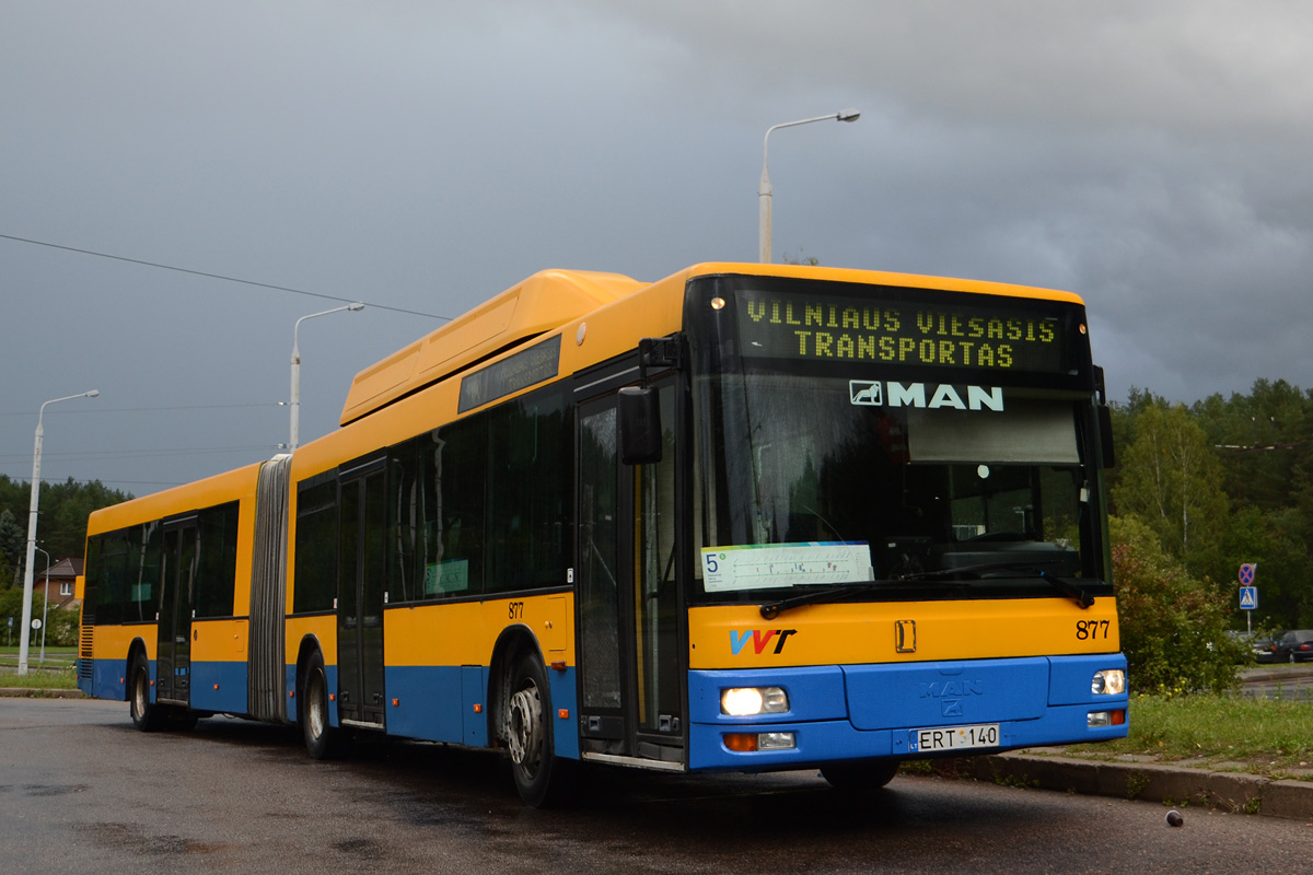 Litwa, MAN A23 NG313 CNG Nr 877