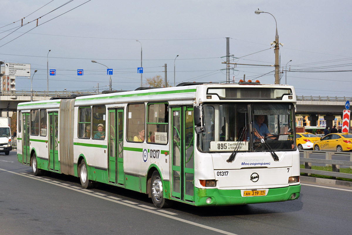 Москва, ЛиАЗ-6212.01 № 01317