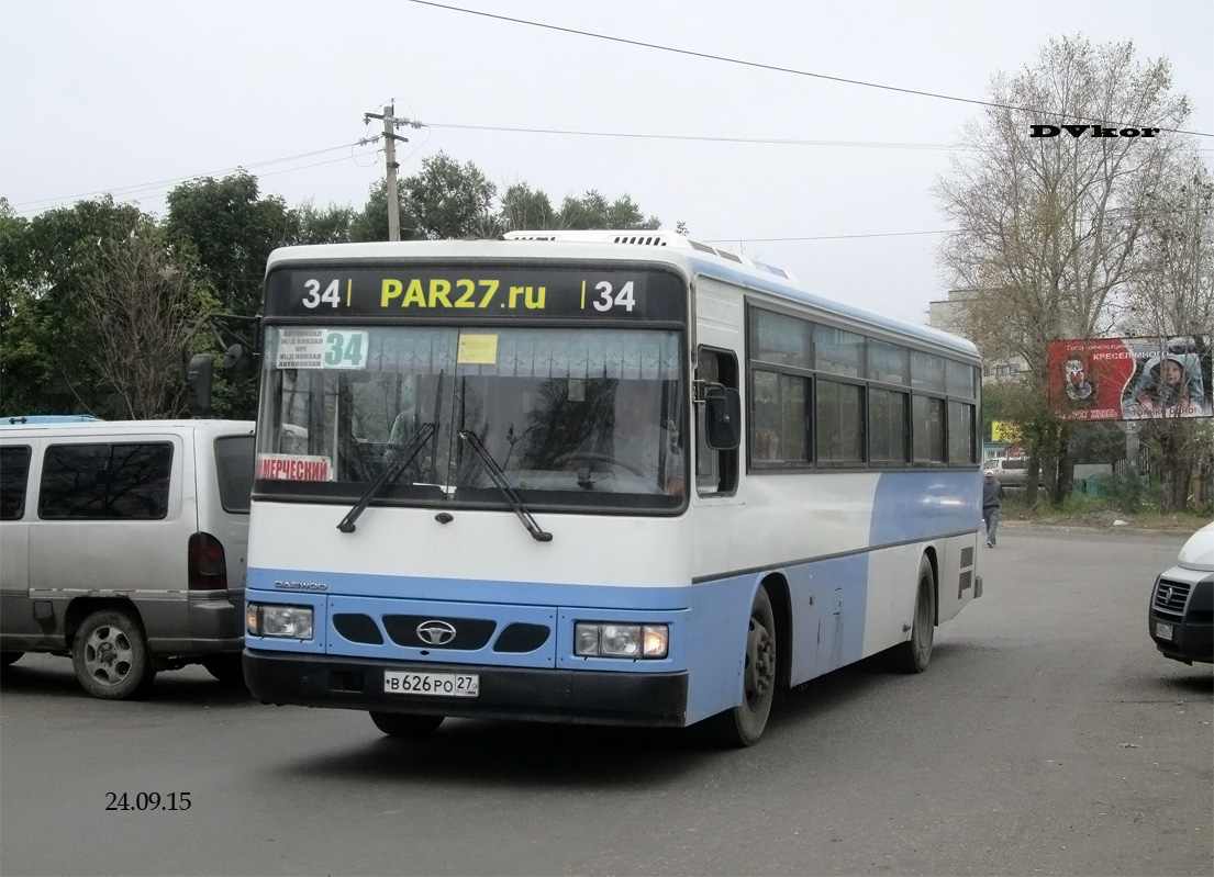 Хабаровский край, Daewoo BS106 Royal City (Ulsan) № В 626 РО 27