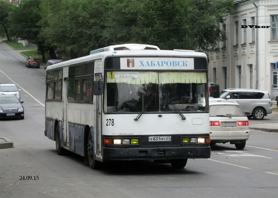 Хабаровский край, Daewoo BS106 Hi-Power № 278