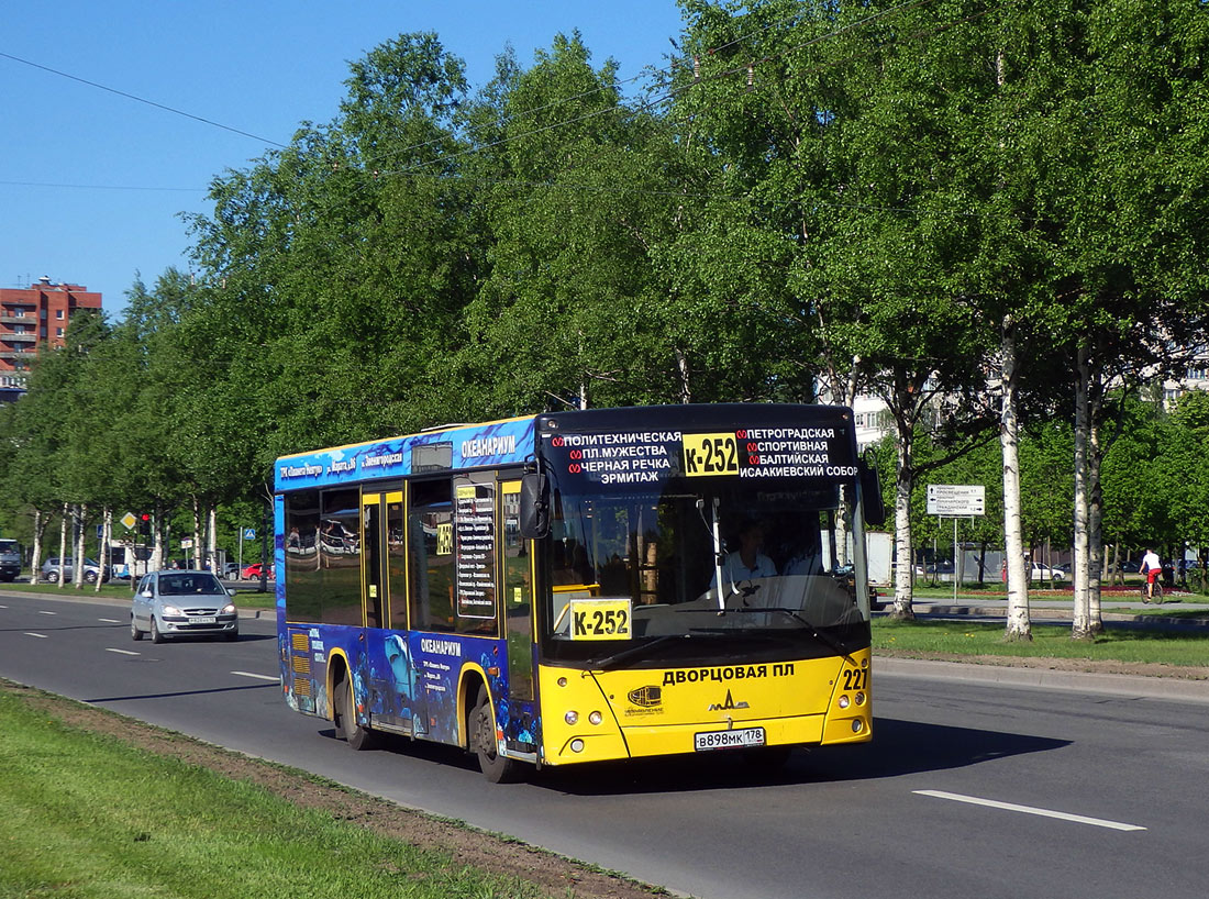 Санкт-Петербург, МАЗ-206.068 № 227