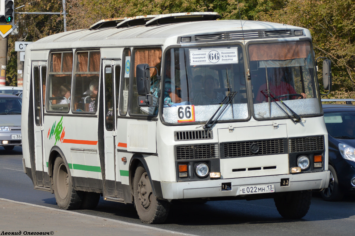 Мордовия, ПАЗ-32054 № Е 022 МН 13