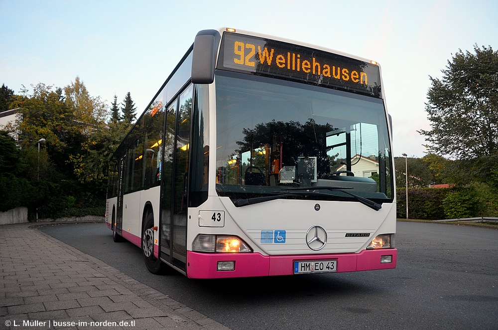 Нижняя Саксония, Mercedes-Benz O530 Citaro № 43