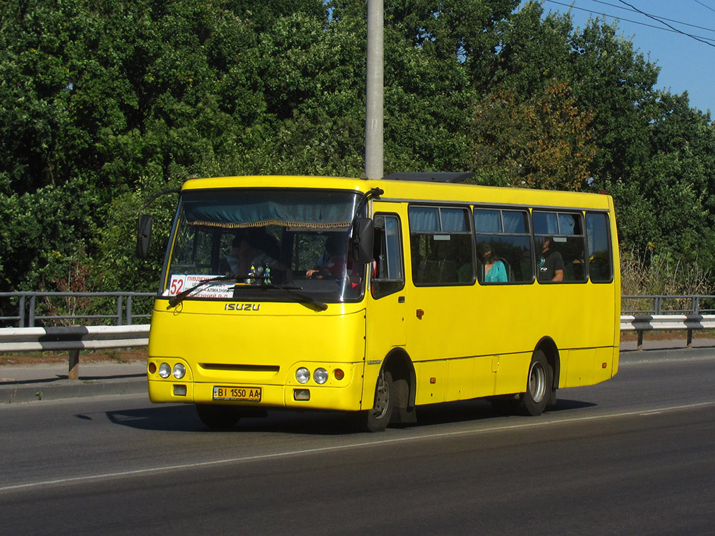 Полтавская область, Богдан А09202 (ЛуАЗ) № BI 1550 AA