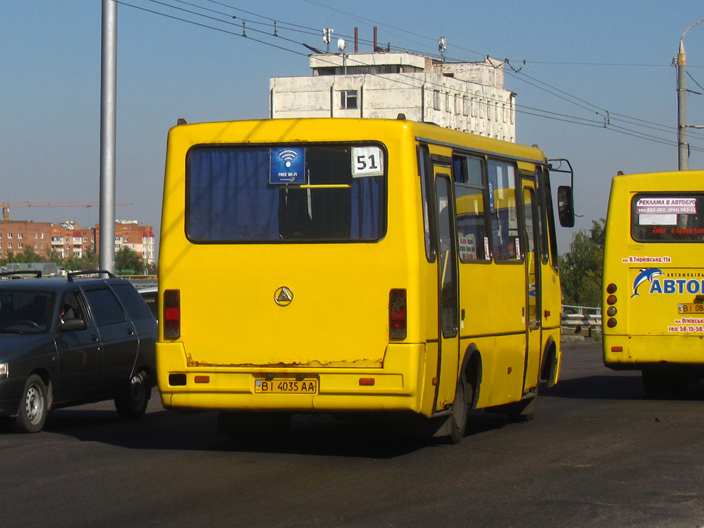 Полтавская область, БАЗ-А079.14 "Подснежник" № BI 4035 AA