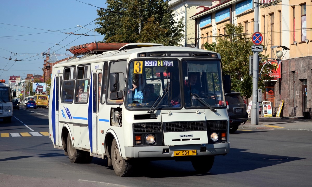 Томская область, ПАЗ-32054 № АС 581 70