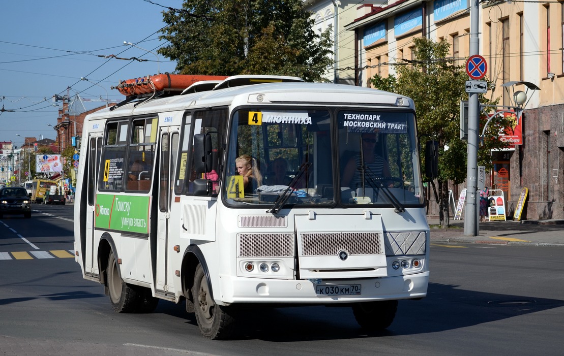 Томская область, ПАЗ-32054 № К 030 КМ 70